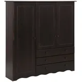 Home Affaire Minik Wäscheschrank 140 x 35 x 140 cm Braun