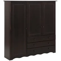 Home Affaire Minik Wäscheschrank 140 x 35 x 140 cm Braun