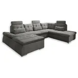 ed-lifestyle ED Lifestyle Nalo U Sofa 3-teilig Holzwerkstoff/Nosag