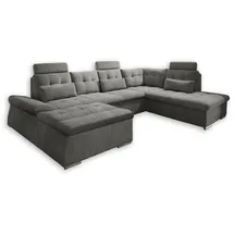 ed-lifestyle ED Lifestyle Nalo U Sofa 3-teilig Holzwerkstoff/Nosag