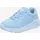 SKECHERS Uno Lite Metallic Mode Kinder Blau/Silber 38