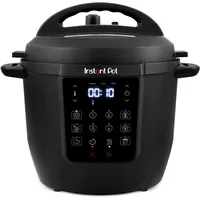 Instant Pot Multikocher, 5.7L 7-in-1 Smart Cooker - Schnellkochtopf, Schongarer, Reiskocher, Sautierpfanne, Joghurtbereiter, Dampfgarer und Speisewärmer, Schwarz.