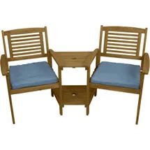 Jardí Doppel Gartenbank 165 x 76 x 102 cm Braun