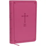 Harper Collins (US) NKJV, Deluxe Gift Bible, Imitation Leather, Pink, Red Letter, Edition