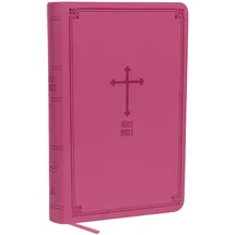 Harper Collins (US) NKJV, Deluxe Gift Bible, Imitation Leather, Pink, Red Letter, Edition