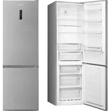 Smeg Kühl Gefrierkombination NoFrost Kühlschrank mit Gefrierteil Edelstahl Inox 185 cm Display Umluft 300 L