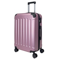 MTB Koffer Koffer Reisekoffer ABS Trolley 4 Zwillingsrollen M/L/XL oder Set rosa