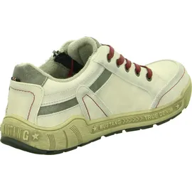 Mustang Damen Schnürschuh Halbschuh Reißverschluss Schnürung 1290-302, Größe:39 EU, Farbe:Weiß - Weiß - 39