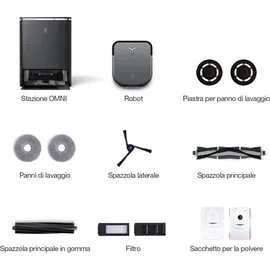 Ecovacs DEEBOT X2 Omni Schwarz