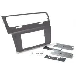 Radioblende VW Golf VII flach, schwarz Soft Touch 