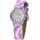 JACQUES FAREL HCC 324 0 mm Kunstledergehäuse rosa Analogarmband rosa