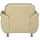sit&more Sessel Mailand Kunstleder 99 x 85 x 90 cm Beige