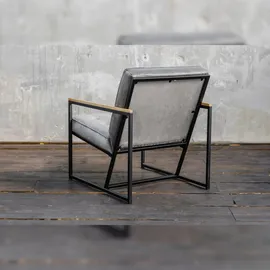 KAWOLA Sessel ARLY Polstersessel Bezug Velvet grau