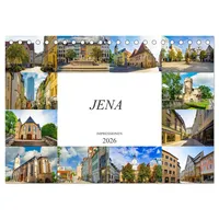 Calvendo Jena Impressionen (Tischkalender 2026 DIN A5 quer), CALVENDO