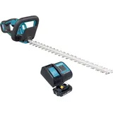 Makita DUH 606 SA Akku Heckenschere 18 V 600 mm Brushless + 1x Akku 2,0 Ah + Ladegerät