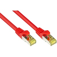 Good Connections Patchkabel mit Cat. 7 Rohkabel S/FTP, rot,