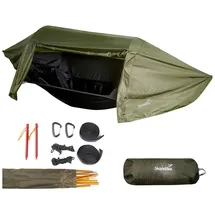 Skandika Hängemattenzelt Rian | Hängematte Outdoor mit Moskitonetz, | Ultraleicht,