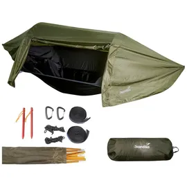 Skandika Hängemattenzelt Rian | Hängematte Outdoor mit Moskitonetz, | Ultraleicht,
