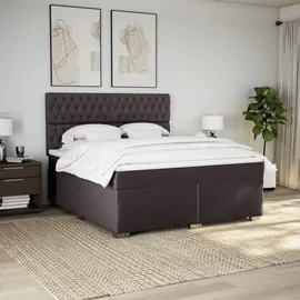 vidaXL Boxspringbett 180 x 200 cm Braun