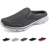 Solshine Unisex Clogs Hausschuhe Leichte Slippers Pantoletten D227 Dunkelgrau 48EU - 48 EU