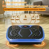 Vibrationsplatte Mit 99 Intensitätsstufen, 5 Trainingsprogrammen, Leisem Motor, Vibrations-fitnesstrainer Für Den Heimgebrauch, Blau