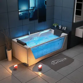 Tronitechnik Whirlpool Badewanne Kos 2 179Cm X 85Cm Heizung Hydromassage Bachlauf Und Farblichtherapie Sanitaeracryl