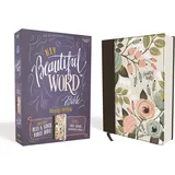 Zondervan Niv, Beautiful Word Bible, Updated Edition, Peel/Stick Bible Tabs, Cloth over Board, Red Letter, Comfort Print