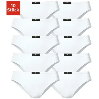 H.I.S. H.I.S Slip, (10er-Pack), aus elastischer Baumwoll-Qualität H.I.S weiß
