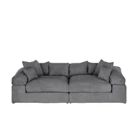 smart Big Sofa  Lianea , grau , Maße (cm): B: 260 H: 86 T: 133