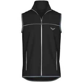 TRIGEMA Steppweste TRIGEMA "TRIGEMA Atmungsaktive Sport-Weste", Damen, Gr. XL, schwarz, 92% Polyester, 8% Elasthan, Westen Steppweste