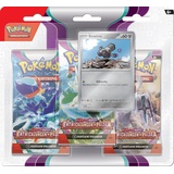 Pokémon Pokémon-Sammelkartenspiel: 3er-Pack (Knattox) Karmesin & Purpur – Entwicklungen in Paldea (3 Boosterpacks & 1 holografische Promokarte)