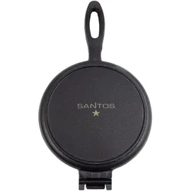 SANTOS BBQ Waffeleisen aus Gusseisen Ø 16,5 cm