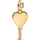 Pandora Herz Schlüssel Anhänger gold 364353C01