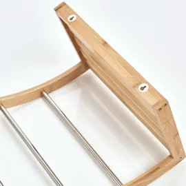 Zeller Handtuchregal Holz Braun