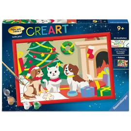 Ravensburger Malen nach Zahlen Pfoten-Weihnachten 1 St.