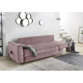 Jockenhöfer Schlafsofa Polyester 2-Sitzer Rosa