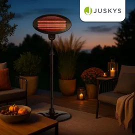 Juskys Infrarotstrahler 2000 W Schwarz