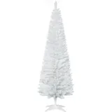 Homcom Weihnachtsbaum 1,8 m mit Ständer Kunsttanne Äste zerlegbar PVC