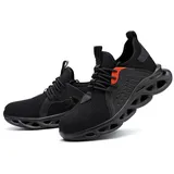 Safety Trainers Herren Steel Toe Cap Boots Wasserdicht Arbeitsschuhe Dämpfung Arbeitsturnschuhe Mode Anti-Smashing EU 36-48 - 48 EU