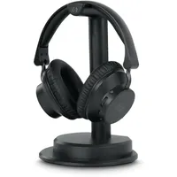 MUSE M-285 CTV TV-Kopfhörer Set mit Sender & Ladestation | 2,4 GHz Funk-Kopfhörer mit Bluetooth, EQ, 30h Akkulaufzeit & optischem Eingang | Dual Headset