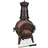 Relaxdays Terrassenofen Ø 38 cm Bronze