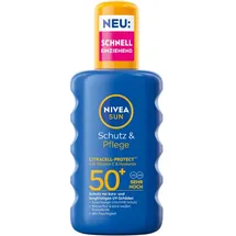 NIVEA Schutz & Pflege Sonnenspray LSF 50+ 200 ml