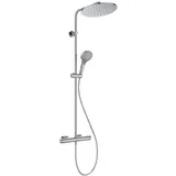 Villeroy & Boch Universal Showers Aufputz-Duschsystem mit Thermostat Chrom TVS00004200061