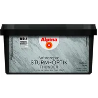 Alpina Effektfarbe Sturm-Optik Thunder Silber 1 l