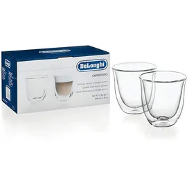 De'Longhi DeLonghi Thermoglas 2erSet DLSC311 Cappuccinogläser Transparent