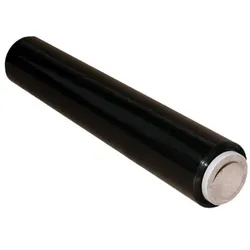 MONOUSO - Schwarz Stretchfolie 50cm 2,7Kg 23 μm (1 Rolle)
