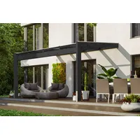 SKANHOLZ Skan Holz Terrassenüberdachung Novara Breite 450 cm 450