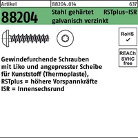 Industrial Quality Supplies ART 88204 RSTplus Schrauben für Kunststoff
