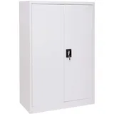 MCW Aktenschrank, Weiß, Metall, 90x140x40 cm,