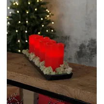 Star Trading May LED Kerzen 4 St. rot